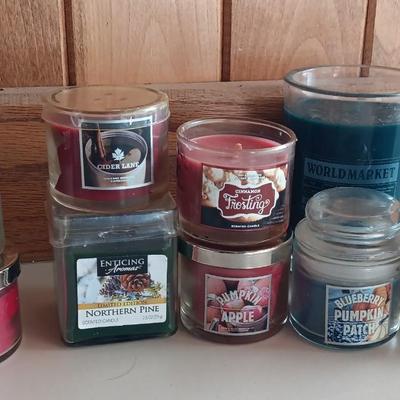 10 New miniature scented candles