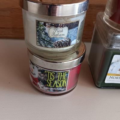 10 New miniature scented candles