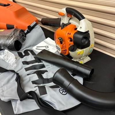 Lot 1374 Stihl gas powered blower model SH 86C