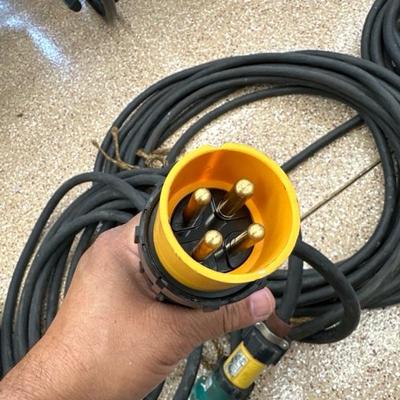 Lot 1384 heavy duty power cords