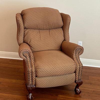 LANE ~ Claw & Ball Nail-Head Upholstered Arm Chair ~ *Please Read Details