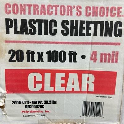 Lot 1427 plastic sheeting