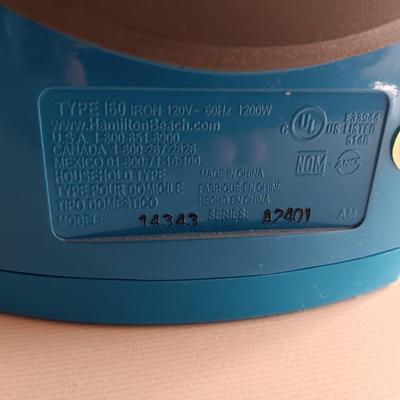 TurboVac 600 hand vacuum and Hamilton Beach Clothes Iron - like new!