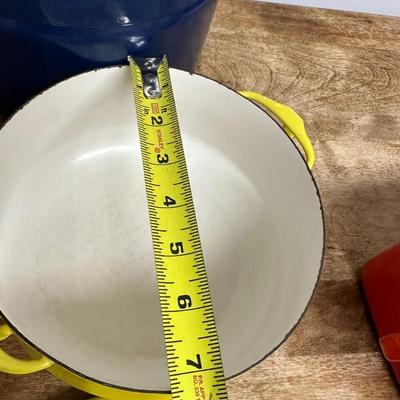 Lot of Dansk enamel and Midcentury enamel cookware