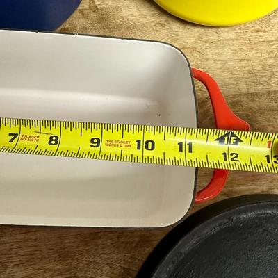 Lot of Dansk enamel and Midcentury enamel cookware