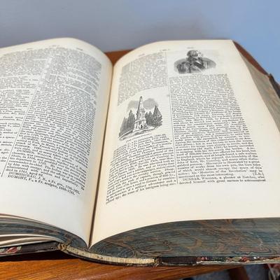 c. 1863 Appletons Cyclopdia of Biography Book