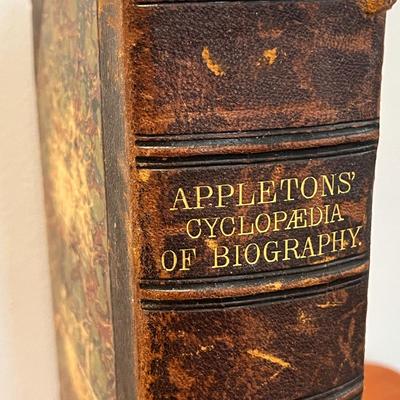 c. 1863 Appletons Cyclopdia of Biography Book