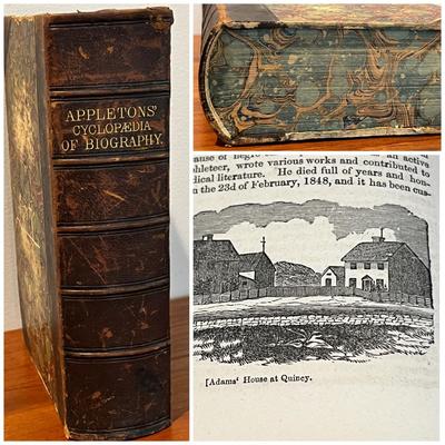 c. 1863 Appletons Cyclopdia of Biography Book