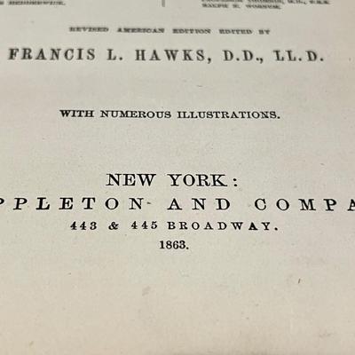 c. 1863 Appletons Cyclopdia of Biography Book