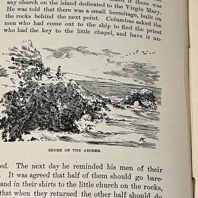 c. 1892 The Story of Columbus Book