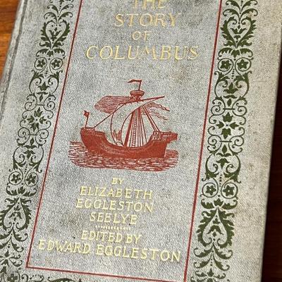 c. 1892 The Story of Columbus Book