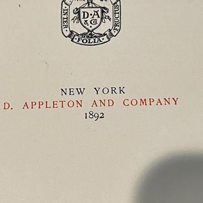 c. 1892 The Story of Columbus Book