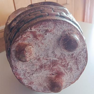 Miniature Skeeterlog Chiminea with three new scented bed bath & Beyond candles