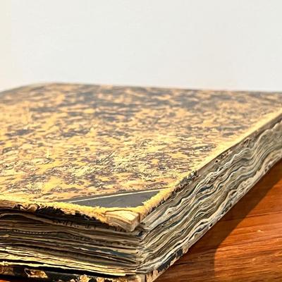 Interesting Antique Scrapbook - Earliest Date 1859