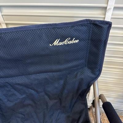 Lot 1068, Maccabee folding chairs, two chairs plus carrying cases