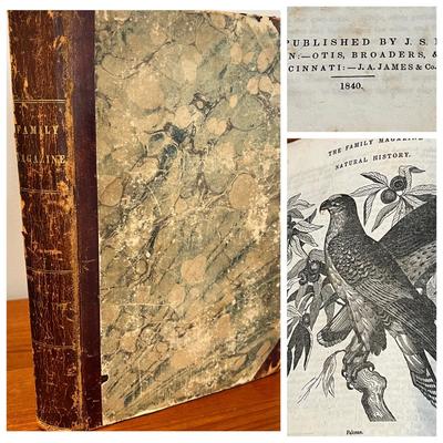 c. 1840 Family Magazine Book