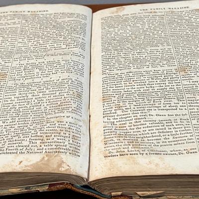 c. 1840 Family Magazine Book