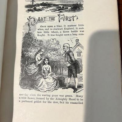 Antique Lot 3 Charles Dickens Books + 2 Children's Christmas Books