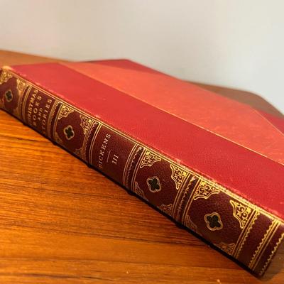 Antique Lot 3 Charles Dickens Books + 2 Children's Christmas Books
