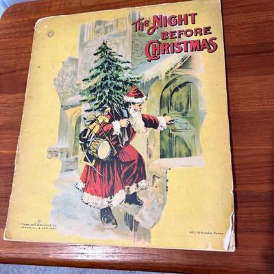 Antique Lot 3 Charles Dickens Books + 2 Children's Christmas Books