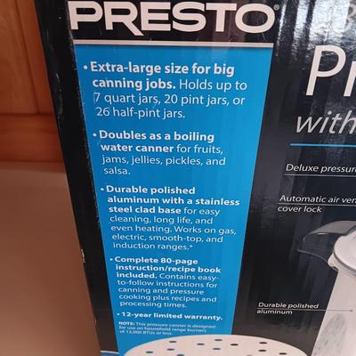 BRAND NEW Presto 23-Quart Pressure canner