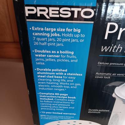 BRAND NEW Presto 23-Quart Pressure canner