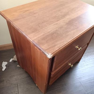 Two Drawer Solid wood Collins of Colorado nightstand