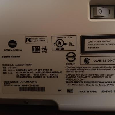 Konica Minolta Magicolor 1690MF printer scanner copier