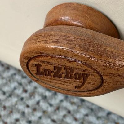 Lot 1077, La-Z-Boy leather recliner