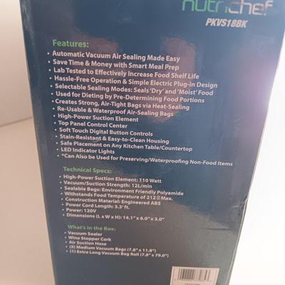 Brand new Nutri chef Automatic food Vacuum Sealer