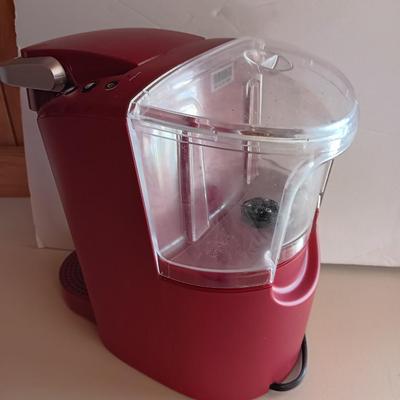 Red Keurig automatic coffee maker K Cup