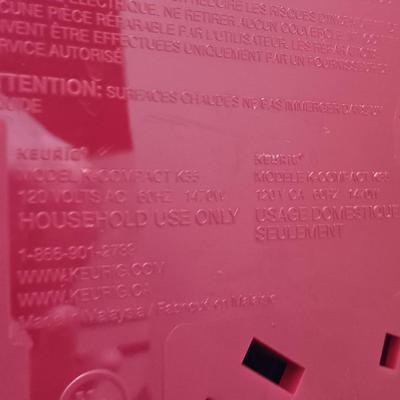 Red Keurig automatic coffee maker K Cup