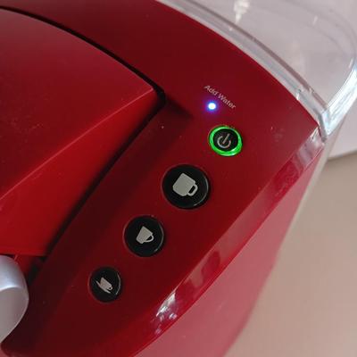 Red Keurig automatic coffee maker K Cup