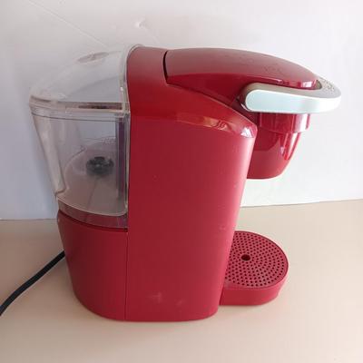 Red Keurig automatic coffee maker K Cup
