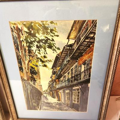 Lot #31 Pair of Vintage New Orleans Framed Prints
