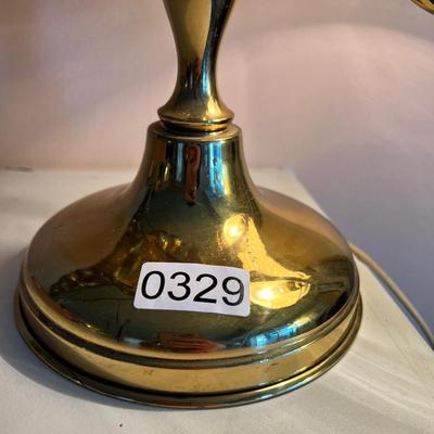 Vintage Brass Studentâ€™s Lamp w. Electric Counterweight Swing Arm