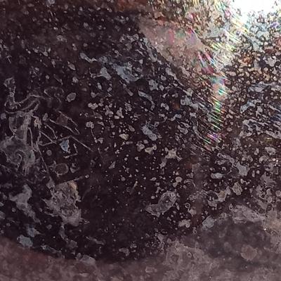 Silver plate Oneida pitcher with four pink toned drinking glasses