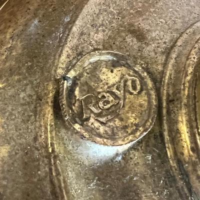 2 Antique Oil Lamps - Brass, Cut Glass