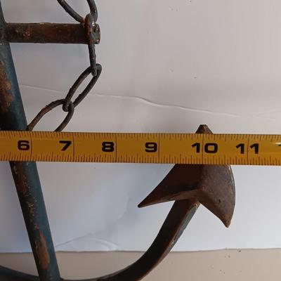 Glass fishing floats and metal anchor art - beach home decor - or for our Colorado wanna beach!