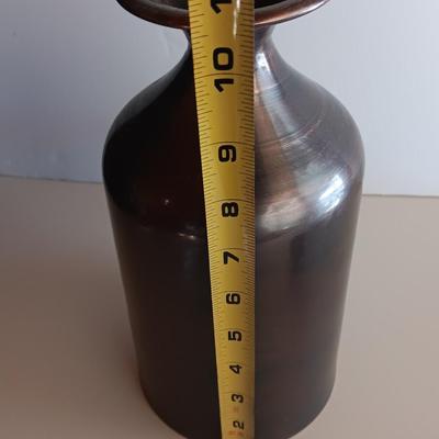 Metal medium copper case with Iron Rustic Ornate Candelabra 5 Tier centerpiece