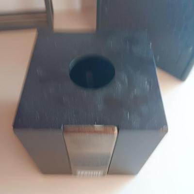 Bathroom Decor - Kleenex box - toilet paper organizer trunk and a wall small shelf