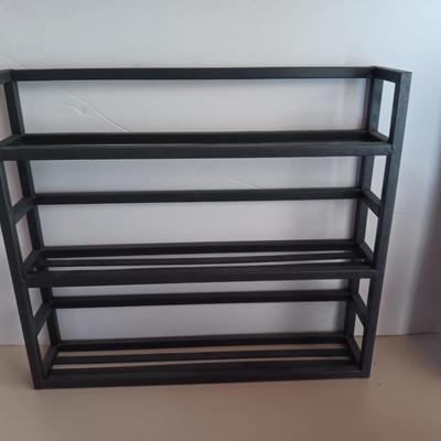 Bathroom Decor - Kleenex box - toilet paper organizer trunk and a wall small shelf