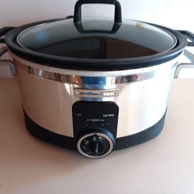 Hamilton Beach Stay or GoÂ® Programmable Slow Cooker, Silver
