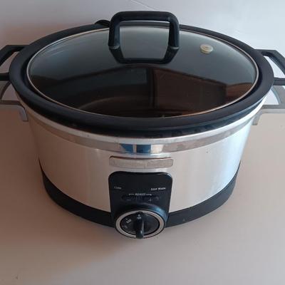 Hamilton Beach Stay or GoÂ® Programmable Slow Cooker, Silver