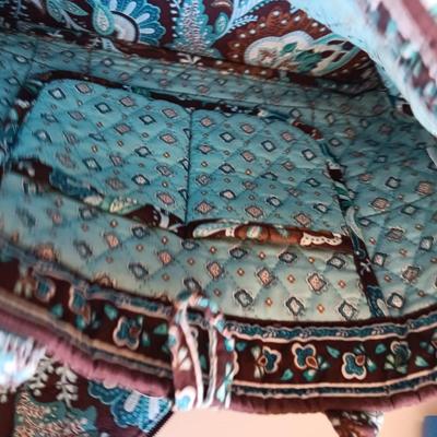 New - Vintage Vera Bradley fabric purse with matching wallet