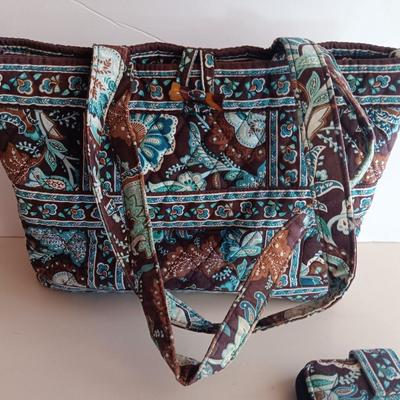 New - Vintage Vera Bradley fabric purse with matching wallet