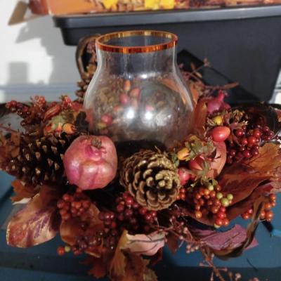 Fall Centerpiece candle