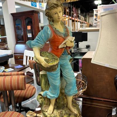 Vintage Boy Lamp