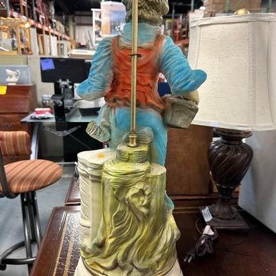 Vintage Boy Lamp