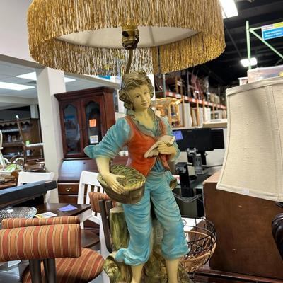 Vintage Boy Lamp